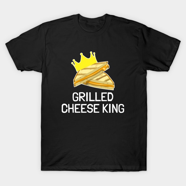 Grilled Cheese King T-Shirt by LunaMay